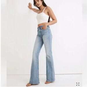 Madewell Light Blue Flare Jeans